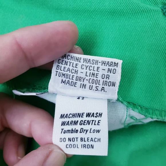 David Smith Green & White Skort Gold Skirt Athletic Wear Women's Size 16 - Picture 6 of 8